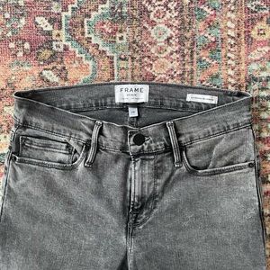 FRAME Le Skinny de Jeanne Raw Edge Skinny Jeans